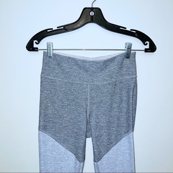 EUC Outdoor Voices Gray Gradient Color Block Full Length Athletic Leggin… - Picture 6 of 6